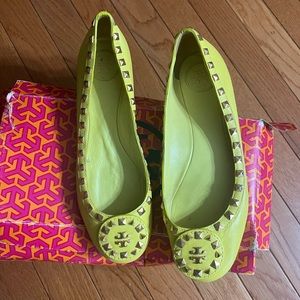 Tory Burch flats in great condition great for work or dress down .